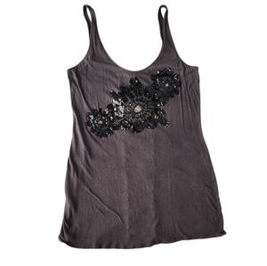 EXPRESS Sequin/Lace Tank